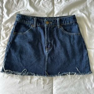 Forever 21 Jean mini skirt